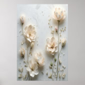 Soft Blush Blumenstrauß Wand an Wand Poster - Eleg (Vorne)