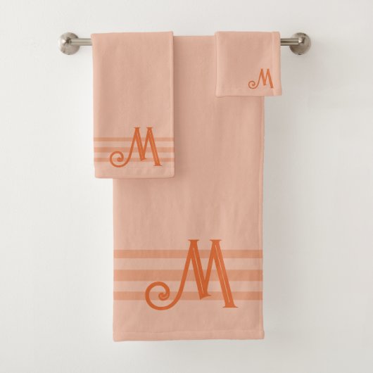 Soft Blush Peach Badezimmer Handtuch Set (Insitu)