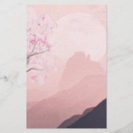 Soft blush pink horizon Stationery Briefpapier