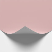 Soft Blush Pink Solid Geschenkpapier (Ecke)