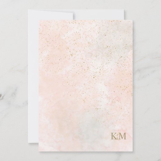 Soft Blush Rose Brautparty ID828 (Rückseite)