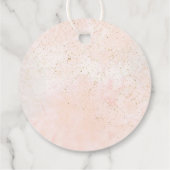 Soft Blush Rose Danke, ID828 Geschenkanhänger (Rückseite)