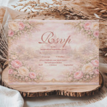 Soft Blush Rose Garden Quinceañera