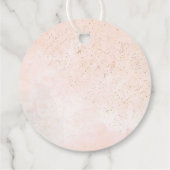 Soft Blush Rose Vielen Dank V2 ID828 Geschenkanhänger (Rückseite)