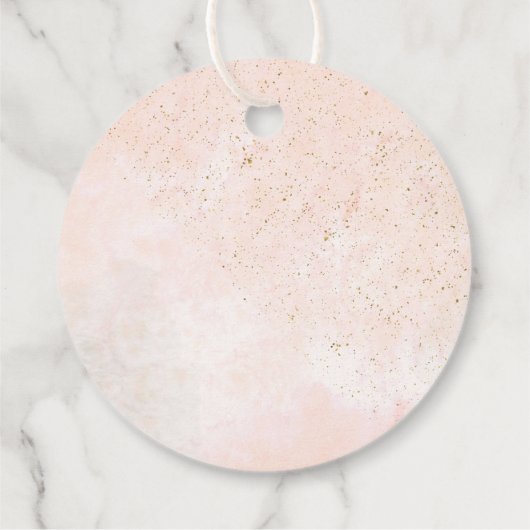 Soft Blush Rose Vielen Dank V2 ID828 Geschenkanhänger (Rückseite)