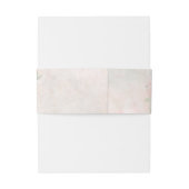 Soft Blush Rose Wedding ID828 Einladungsbanderole (Rückseitenbeispiel)