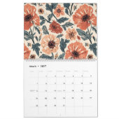 Soft Boho Floral 18-Month Wall Calendar Kalender (Mär 2027)
