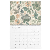 Soft Boho Floral 18-Month Wall Calendar Kalender (Jan 2027)
