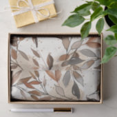 Soft Boho Herbstmuster Seidenpapier (Geschenk)