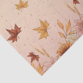 Soft Boho Herbstmuster Seidenpapier (Detail)