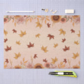 Soft Boho Herbstmuster Seidenpapier (Handwerk)