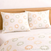 Soft Boho Pebble Circle Pattern Pillowcase Kissenbezug