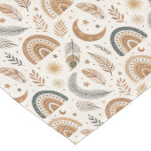 Soft Boho Rainbow Table Runner Tribal Inspiration Großer Tischläufer (Ecke)