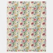 Soft Boho Wild Blume Perfektes Geschenk für ihr So Fleecedecke (Vorderseite)