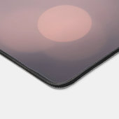 Soft Bokeh Glow Desk Mat - Ästhetisches Pink & Pea Schreibtischunterlage (Ecke)