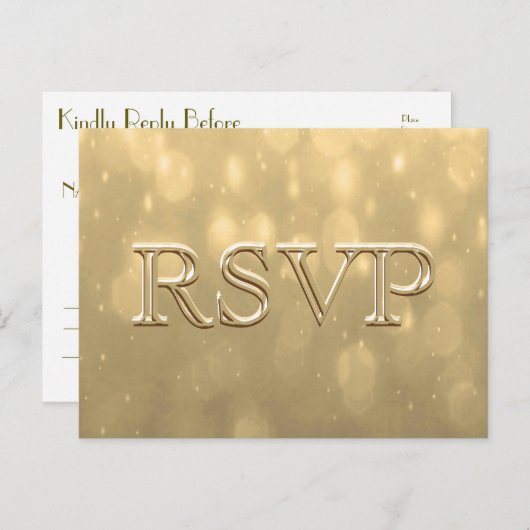 Soft Bokeh | UAWG | Einladungspostkarte (Vorne/Hinten)