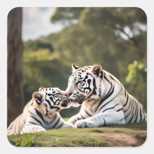 Soft Bond – White Tigers Sticker (Vorderseite)