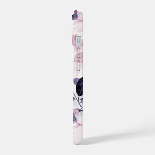 Soft Botanical Blätter Handy Case iPhone 15 Hülle (Linke Seite)