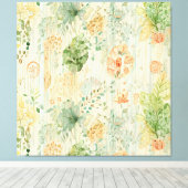 Soft Botanical Dream Leinwanddruck (Insitu (Holzboden))