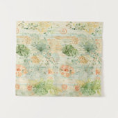 Soft Botanical Dream Wandteppich (Vorderseite (Horizontal))
