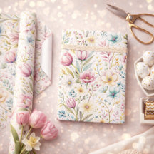 Soft Botanical Easter Flower Design