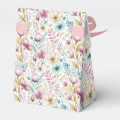 Soft Botanical Easter Flower Design Geschenkschachtel (Rückseite)