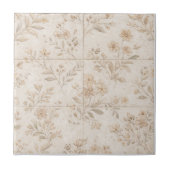 Soft Botanical Seamless Timeless Ceramic Tile Fliese (Vorderseite)