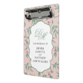 Soft Botanical Wedding Mini Klemmbrett (Gewinkelt2)