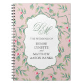 Soft Botanical Wedding Notizblock (Vorderseite)