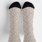 Soft Botanical Wedding Socken (Oben)