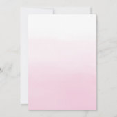 Soft Botanicals Chalkboard | Geburtsankündigung Ankündigung (Rückseite)