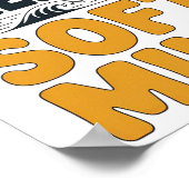 Soft Breath Soft Mind Dandelion Yoga Inspiration A Poster (Ecke)