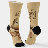 Soft Brown Petite Design Socken (Gewinkelt)