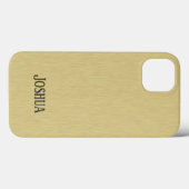 Soft Brushed Gold Design iPhone 4 Fall Case-Mate iPhone Hülle (Rückseite (Horizontal))