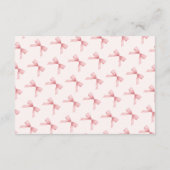 Soft Bunny Wishes & Advice Card Design Begleitkarte (Rückseite)