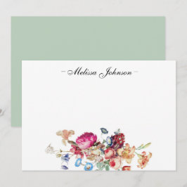 Soft Burgundy Personalisiert Mitteilungskarte