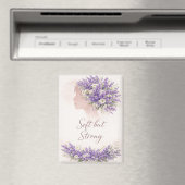 Soft but Strong Lavender Affirmation Magnet (In Situ (Geschirrspüler))