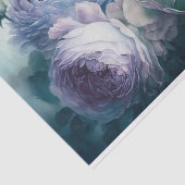 Soft Cabbage-Rose in Lavendel und Blues 1 Seidenpapier (Ausschnitt)