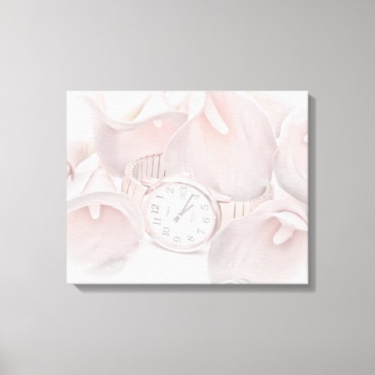 Soft Calla Lilies Canvas Print Leinwanddruck (Vorderseite)