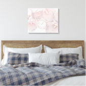 Soft Calla Lilies Canvas Print Leinwanddruck (Insitu (Schlafzimmer))