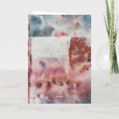 Soft Chaos Geburtstagskarte Karte (Rückseite)