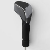 Soft Charcoal Noir  Golf Headcover (angewinkelt)