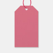 Soft Cherry Blossom Sakura Baby Dusche Geschenkanhänger (Rückseite)