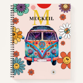 Soft Chic Blush Pink Peony Leafy Botanical Floral Notizblock