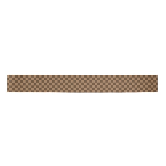 Soft Chocolate Squares Satin Ribbon Satinband (Vorderseite)