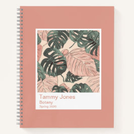 Soft Clay Monstera Photo Swatch Large Notizblock