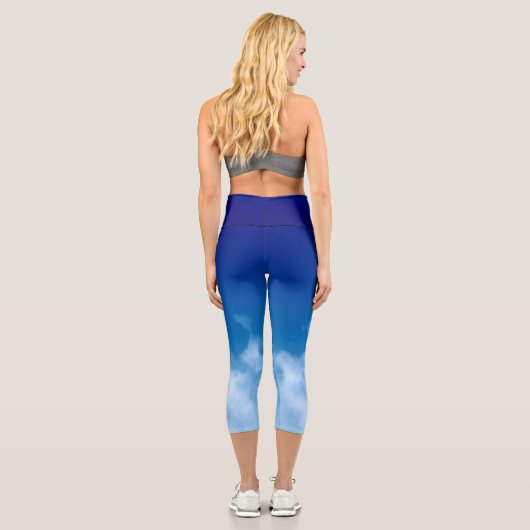 Soft Cloud Deep Sky Capri Leggings (Rückseite)