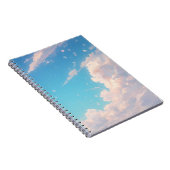 Soft Cloud Notizbuch, Pastell Himmel Journal, Blau Notizblock (Rechte Seite)