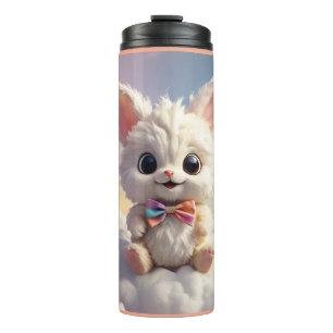 "Soft Cloud Whiskers" Thermosbecher