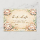 Soft Coastal Pearl Storybook Diapper Raffle Begleitkarte (Vorderseite)